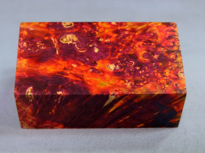 Stabilized Maple Burl Wood Mod Block